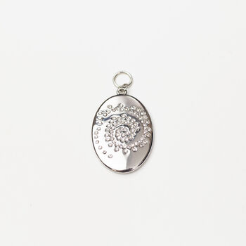 Salacia Oval Charm Sterling Silver Plated, 2 of 5