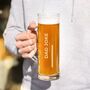 Personalised 'Loading' Beer Glass, thumbnail 1 of 6