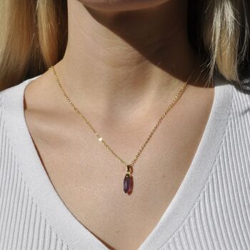 Dainty Crystal Point Necklace, 5 of 9