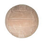 Hand Sewn Suede Leather Football Ball Size Five, thumbnail 4 of 8