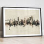 Bristol England Skyline Cityscape Black White, thumbnail 12 of 12