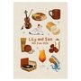 Personalised Favourite Couple Things Anniversary Print, thumbnail 5 of 11