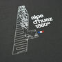 Alpe D'huez Grey Cycling T Shirt, thumbnail 2 of 8