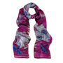 Shadow Berry Silk Scarf, thumbnail 3 of 8