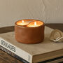 Terracotta Yin Yang Double Scented Candle, thumbnail 1 of 2