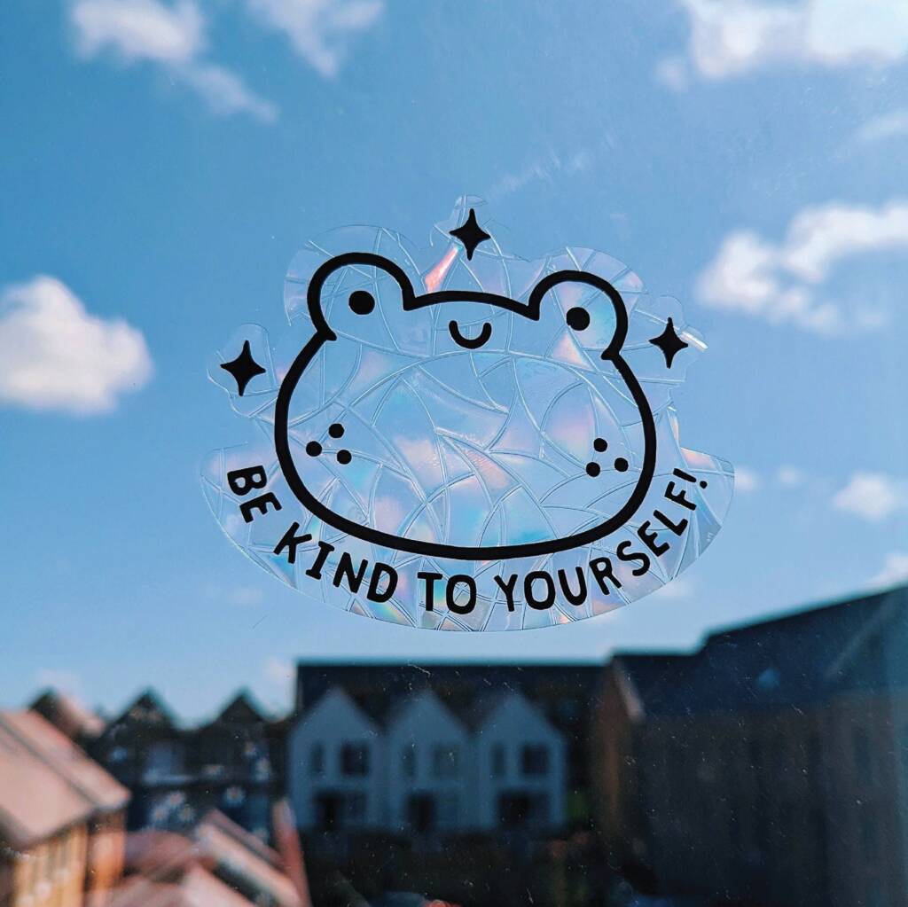 Be Kind To Yourself! Frog Suncatcher, 1 of 4
