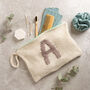 Personalised Toiletry Bag Easy Knitting Kit, thumbnail 1 of 7