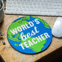 'World's Best Teacher' Mouse Mat, thumbnail 3 of 6