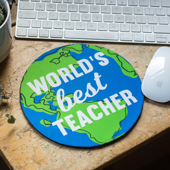 'World's Best Teacher' Mouse Mat, 3 of 6
