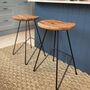 Industrial Wood Bar Stool, thumbnail 1 of 4