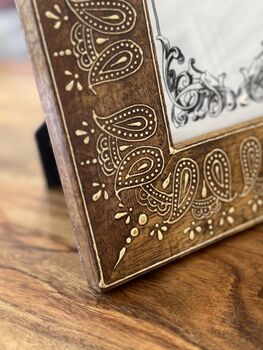 Wooden Picture Frame: Tabletop Photo Display, Artisan Crafted, 9 of 12