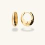 Ravello Huggie Earrings Gold Vermeil, thumbnail 1 of 2