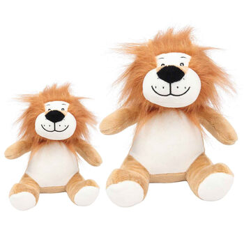 Personalised Lion Teddy Bear Cuddly Toy For Kids, 5 of 5