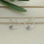 40th Birthday Infinity Ring Hoop Earrings, thumbnail 1 of 6
