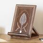 Stanton Elegant Wood Inlay Stand For iPad And Cookbook, thumbnail 1 of 9