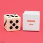 Monopoly Roll The Dice Black And White Pillar Candle, thumbnail 1 of 4