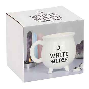 White Witch Cauldron Mug, 3 of 4