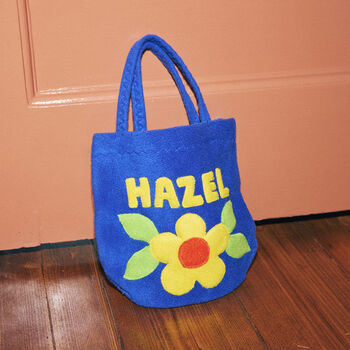 Toddler's Personalised Handbag Blue, 5 of 8