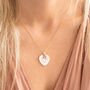 Mother Of Pearl Family Heart Necklace Photo Set, thumbnail 3 of 12