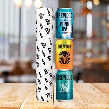 Brewdog Craft Beer Tube Gift Set Three Can Pack, 2 of 5