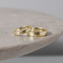 Brushed Hammered 9ct/18ct Gold Ring, thumbnail 1 of 6