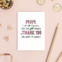 A Mother's Work Is Never Done Mother's Day Card, thumbnail 2 of 2