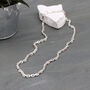 Men's Sterling Silver Anchor Chain Necklace, thumbnail 2 of 3