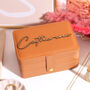 Personalised Script Jewellery Box Travel Gift For Her, thumbnail 1 of 12