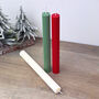 Christmas Dinner Candle Colourful Christmas Candlestick, thumbnail 6 of 10