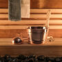 Large Hand Hammered Solid Copper Sauna Bucket And Ladle Set – Five Liters, thumbnail 1 of 5