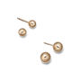 9ct Classic Gold Ball Stud Earrings, thumbnail 3 of 5