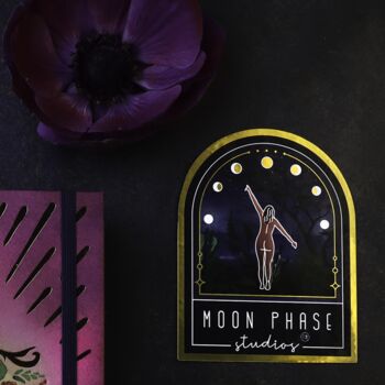 Moon Phase Studios Sticker, 3 of 4