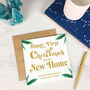 Personalised First Christmas In Your New Home Card, thumbnail 4 of 4