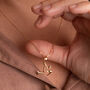 Gold Vermeil Dove Pendant Necklace With Chain, thumbnail 5 of 6