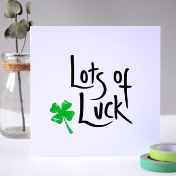 Lots Of Luck Card, 7 of 7