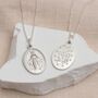Sterling Silver Miraculous Medal Necklace, thumbnail 1 of 2