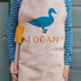 Personalised Kids Duck Apron, thumbnail 7 of 8