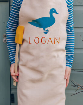 Personalised Kids Duck Apron, 7 of 8