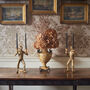 Antique Effect Gold Standing Monkey Candelabra, thumbnail 5 of 6