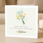 Personalised Birthday Card For Daughter With Flowers, thumbnail 1 of 7