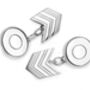 Arrow Cufflinks For Men And Women In Silver, Gold Or Rose Gold, thumbnail 2 of 9