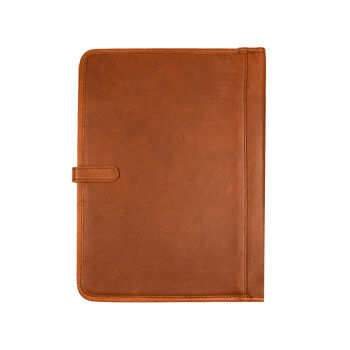 Personalised A4 Leather Document Holder In Brown, 5 of 8