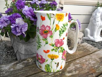 Large China Jug In Meadow Flowers Design, 7 of 8