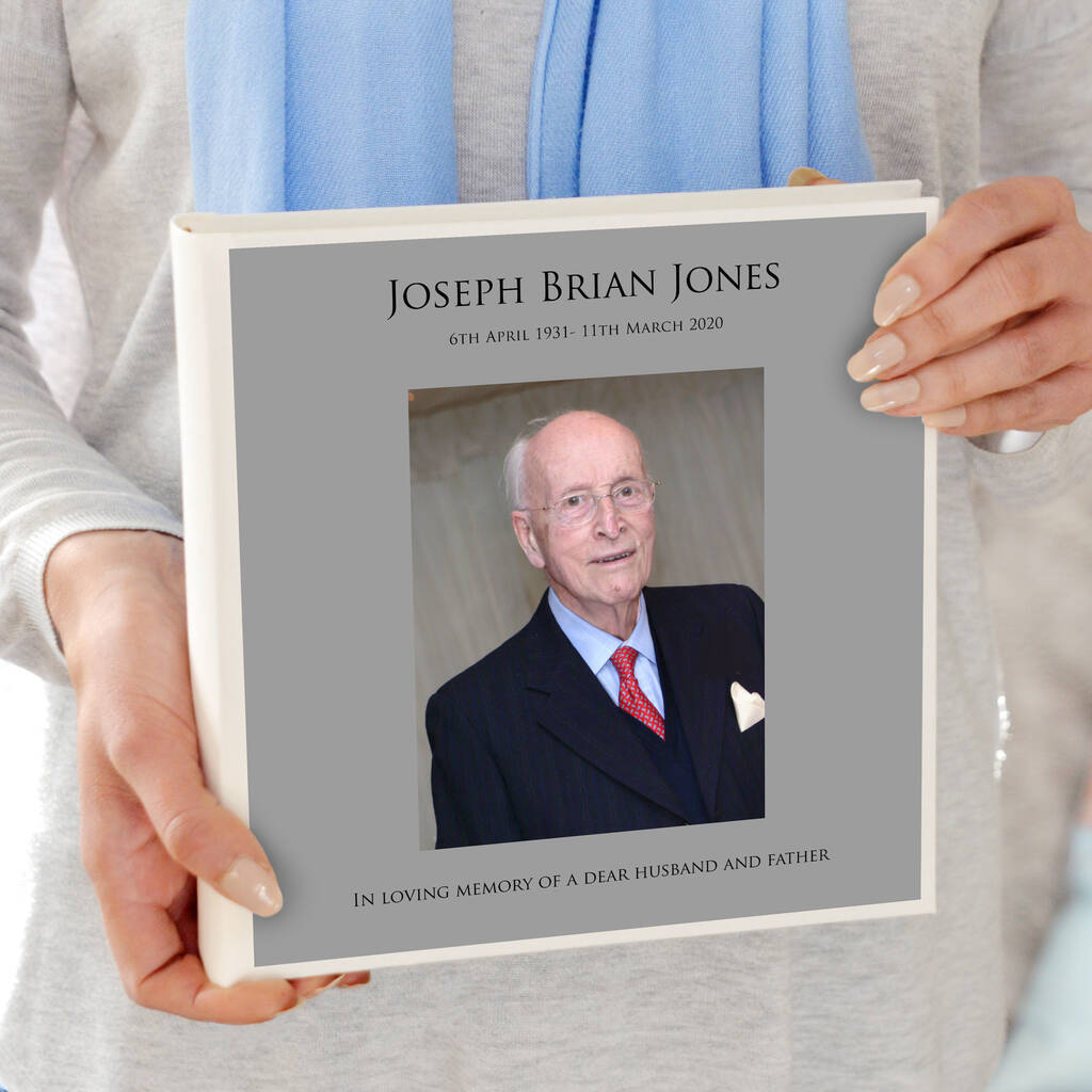 Personalised Book Of Condolence By Amanda Hancocks