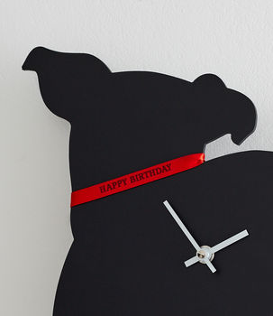 Jack Russell Clock With Wagging Tail, 2 of 3