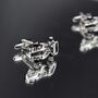 Formula One Car Cufflinks Gift For Him| Silver Racing For Car Enthusiasts, thumbnail 5 of 5