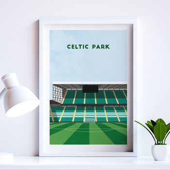 Contemporary Football Stadium Print Gift, Framed Or Unframed, 9 of 12