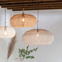 Extra Large White Rattan Lampshade, thumbnail 1 of 5