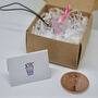 Personalised Tiny Parcel, Card And Milkshake Gift, thumbnail 3 of 8