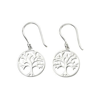 Sterling Silver Tree Of Life Earrings, 3 of 7